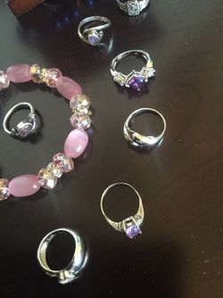 Sterling silver Jewelry 🦋 💍 rings 💍 size #5