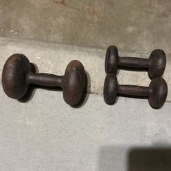 Dumbbells One25 Pounds And 2 8Pounds 