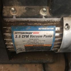 Refrigeration Vacuum Pump 