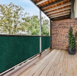 Balcony & Fence Privacy Screen 3’x10’ w/ 90% Shade Rating in Dark Green