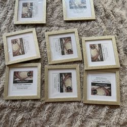 Hold Glitter 4x4 Picture Frames