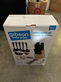 Gibson Everyday Flare 41-Piece Cutlery Combo Set
