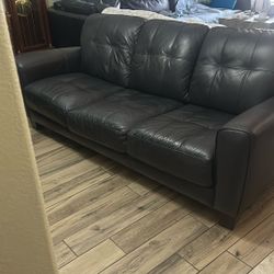 Leather Sofa / Macy / genuine leather
