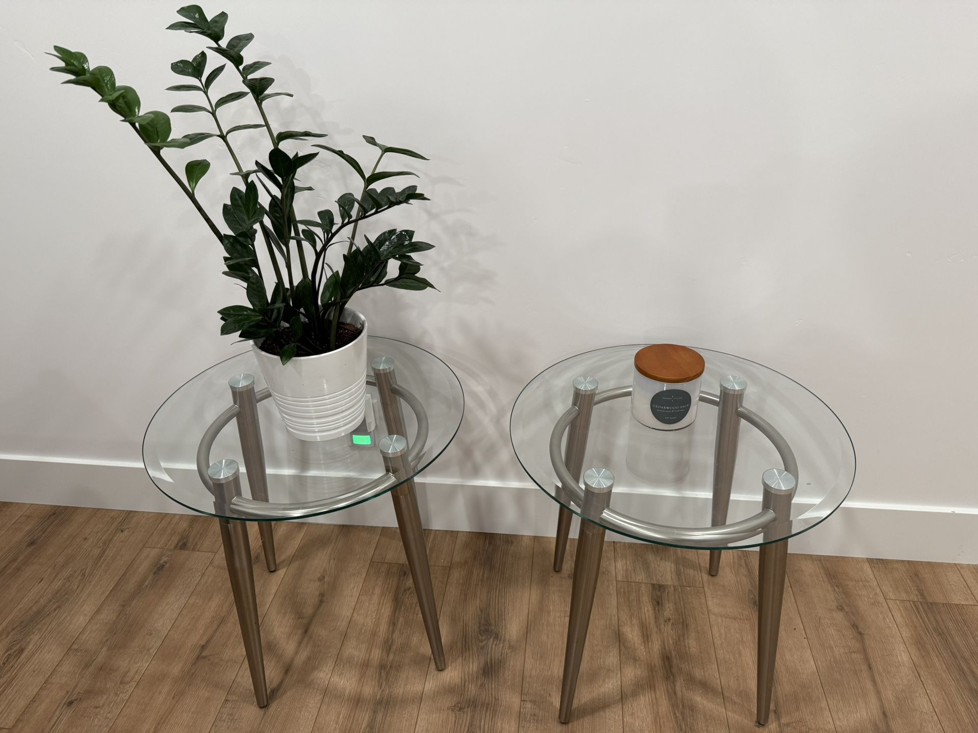 Modern Glass Side Tables