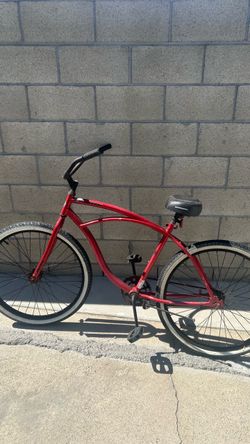Red beach Cruiser
