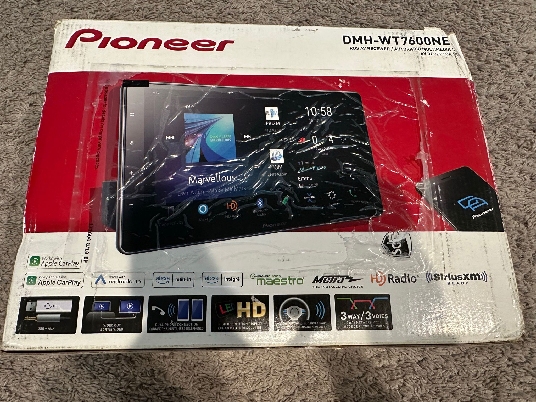 Pioneer DMH-WT7600NEX - New