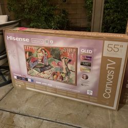 Hisense Canvas TV Television Google 65 Inch And 55 