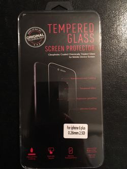 Tempered glass iPhone 6 and 6 plus
