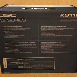 QSC Powered Compact Subwoofer 12" Ported Enclosure 2000 Watts KS112 Bass System 🚨 No Credit Needed 🚨 Payment Options Available 🚨