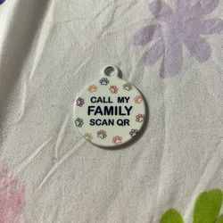 QR Code Dog Tag