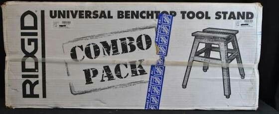 NEW Ridgid Universal Benchtop Tool Stand Combo Pack NEW Ridgid Universal Benchtop Tool Stand Combo pack