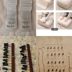 Moving sale! Closet Organizers(clothes hangers,pants clip,compress bag,Clothes Straps