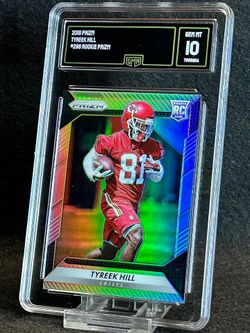 2016 Prizm 🔥 Tyreek Hill 🔥 Rookie Prizm GMA 10 💎 Mint - Kansas City Chiefs / Miami Dolphins
