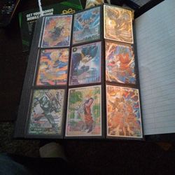 DBZ Cards / Entire Binder Of Foils / Secret Rares / Foil Rares Of All Types.