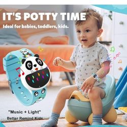 Potty Training Watch Timer for Toddler Boys & Girls, USB Rechargeable Training Potty Watch with Countdown, Alarm Clocks, Flashing Lights and Music, Wa