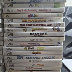 Nintendo Wii Lot Of 20 Games Most Cib