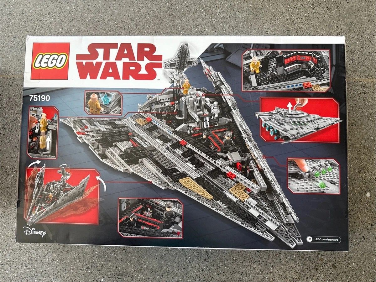 Brand New Lego Star Wars 75190 First Order Star Destroyer
