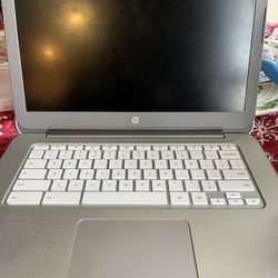 HP Chromebook Laptop With Charger 