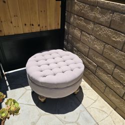 Clara Beige Ottoman