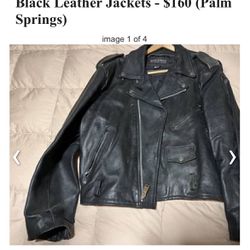 XL Black Leather Jackets
