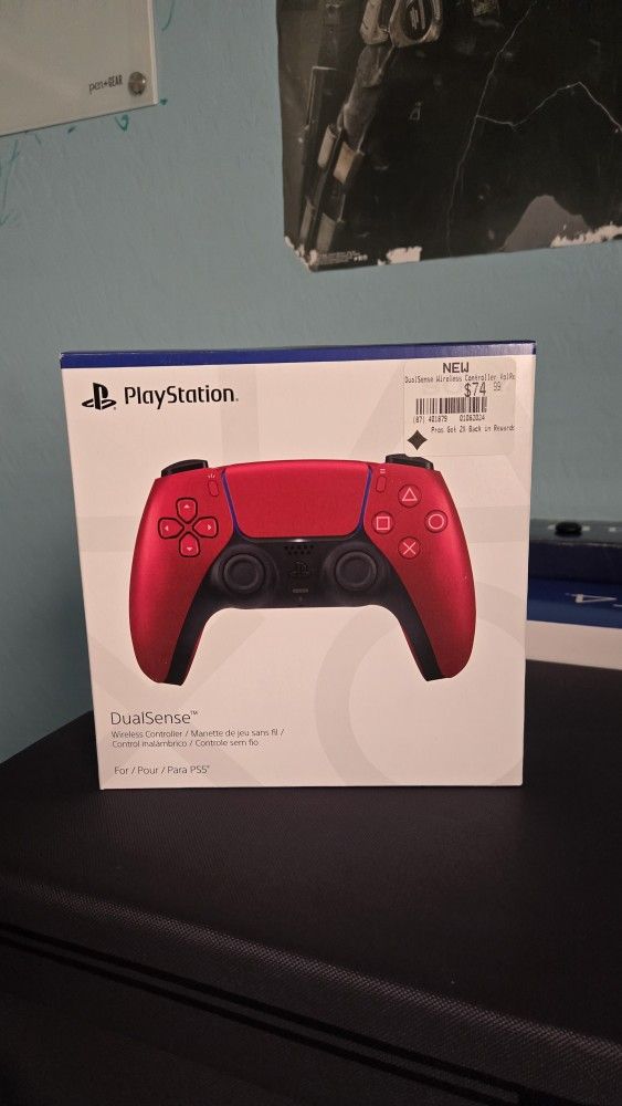 (Pick Up Only) VolcanicRed, Ps5 Dualsense Wirless Controller 