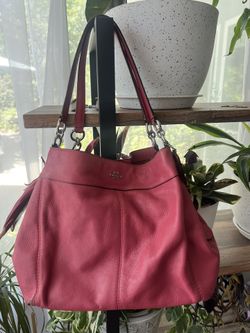 hot pink coach bag