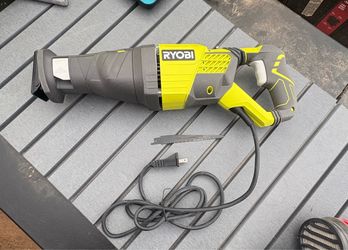 Ryobi Corded Reciprocating Saw with Blade