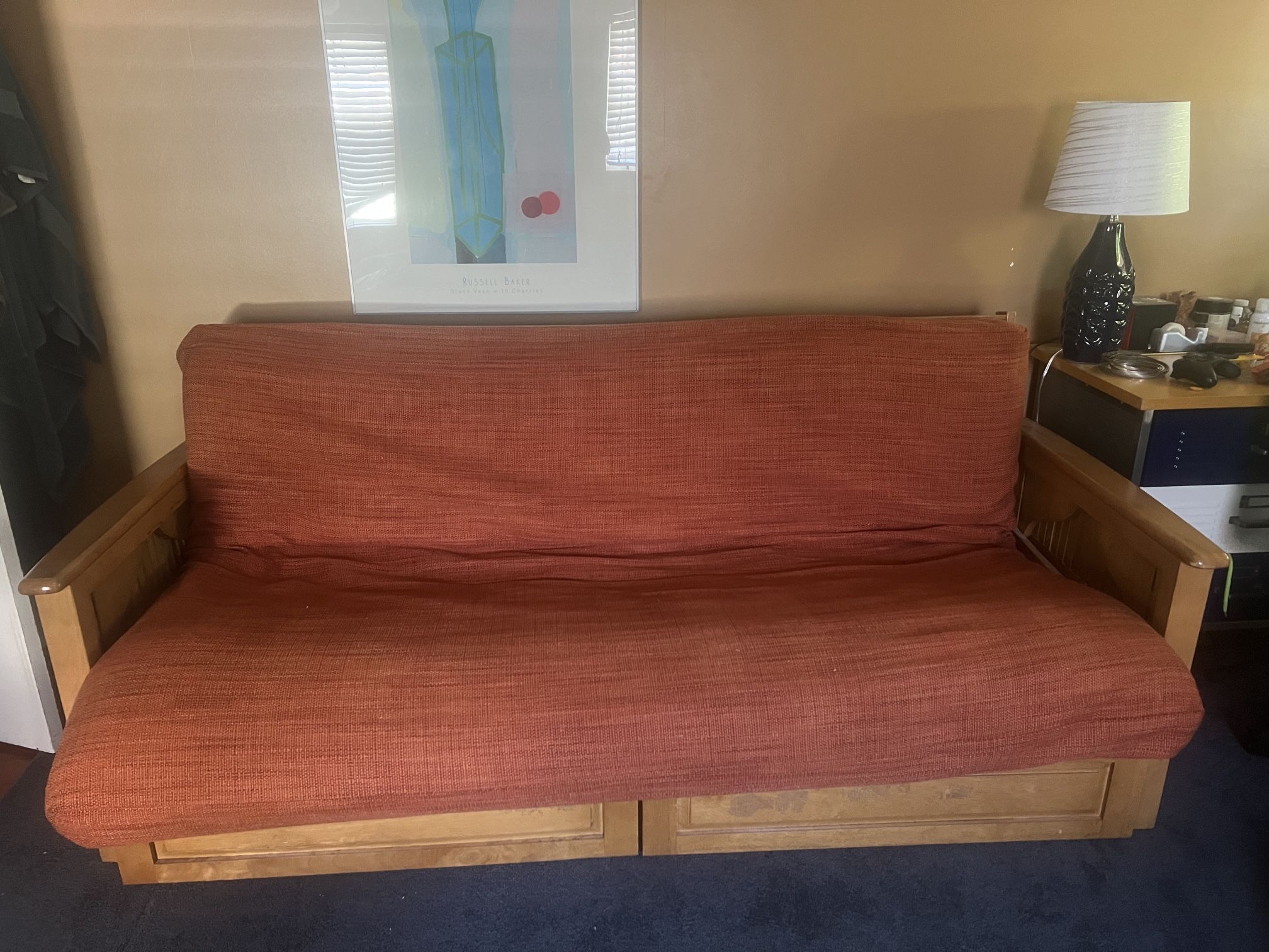 Futon Bed/Couch Plus Matching Chaise Long