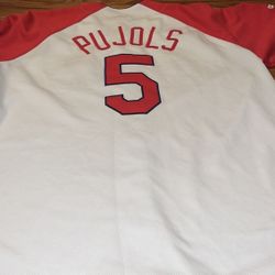 St. Louis Cardinals Albert Pujols Baseball Jersey Mens 2XL