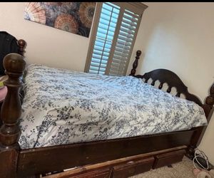 Queen bed n mattress. Need gone asap