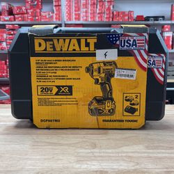 DEWALT 20V MAX XR Cordless Brushless 3-Speed 1/4 in. Impact Driver with (2) 20V 4.0Ah Batteries and Charger