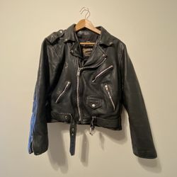 Vintage 80s leather jacket