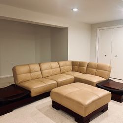 Sectional and Ottoman