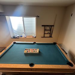 Air Hockey And Pool Table Combo
