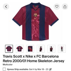 FC Barcelona X Barcelona Soccer Jersey Brand New 