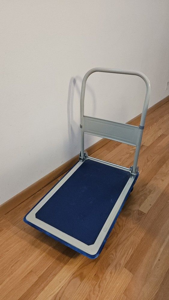 Folding Metal Push Cart Dolly Hand Truck