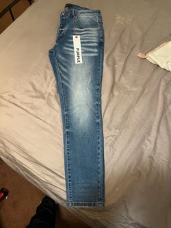 Purple jeans