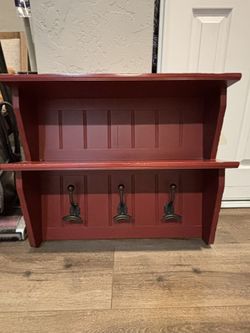 Pottery barn  hook storage 