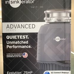  InSinkErator Evolution Advanced Series 3/4 HP Garbage Disposal. 