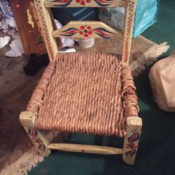 Child’s Vintage Cane Chair