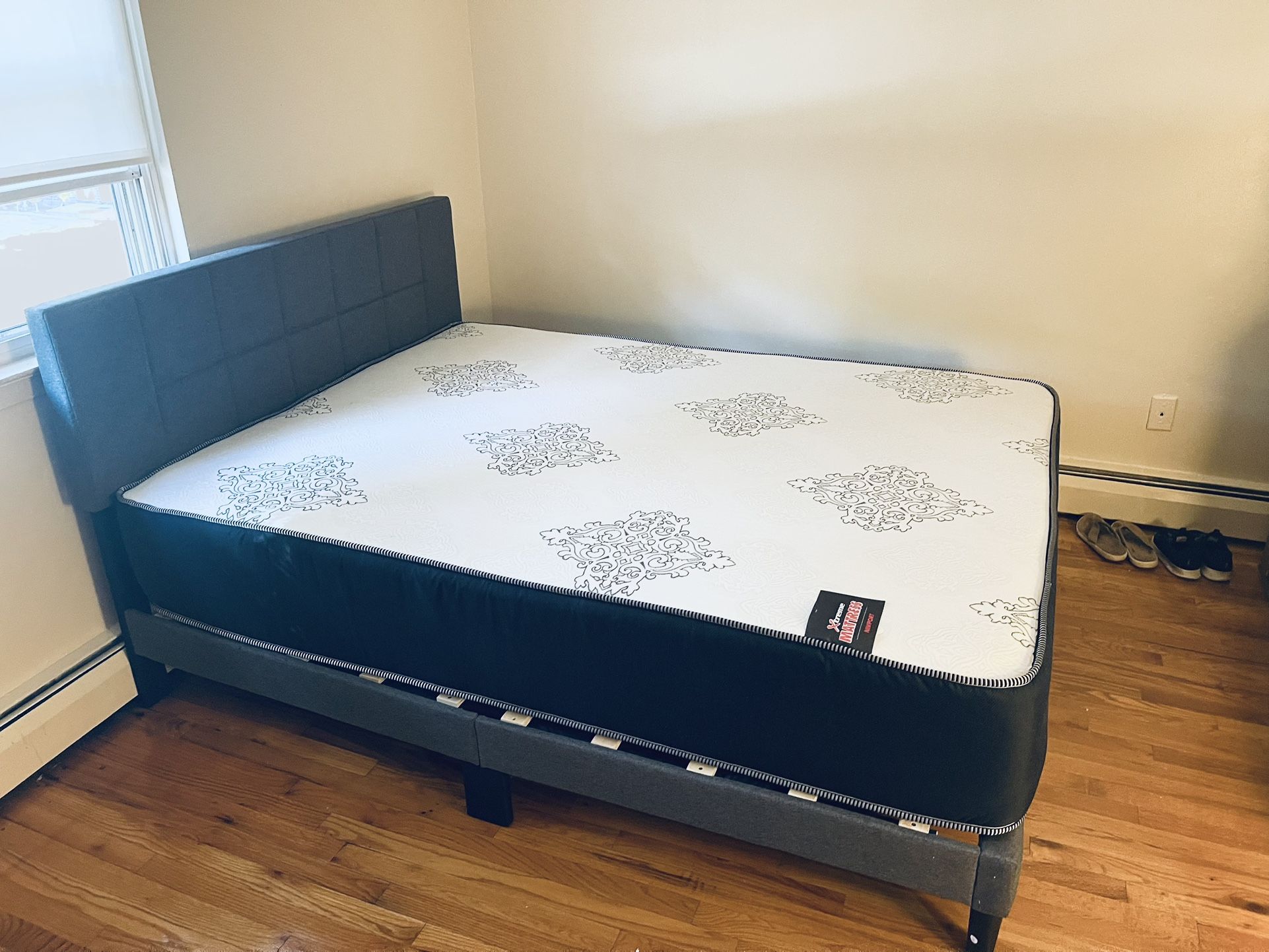 Set King Size Bed Frame +Mattress 13”Thick Brand New Delivery 🚚 All Cities! Pay On Delivery