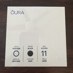 Brand New Oura Ring Gen3 (Heritage Black) Size 11