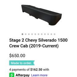 Custom Subwoofer Enclosures Sub Box Jl Audio Tw3 10" Chevy Silverado Crew Cab Gmc Sierra Crew Cab 2014 2015 2016 2017 2018 2019 2020 2021 2022 2023 