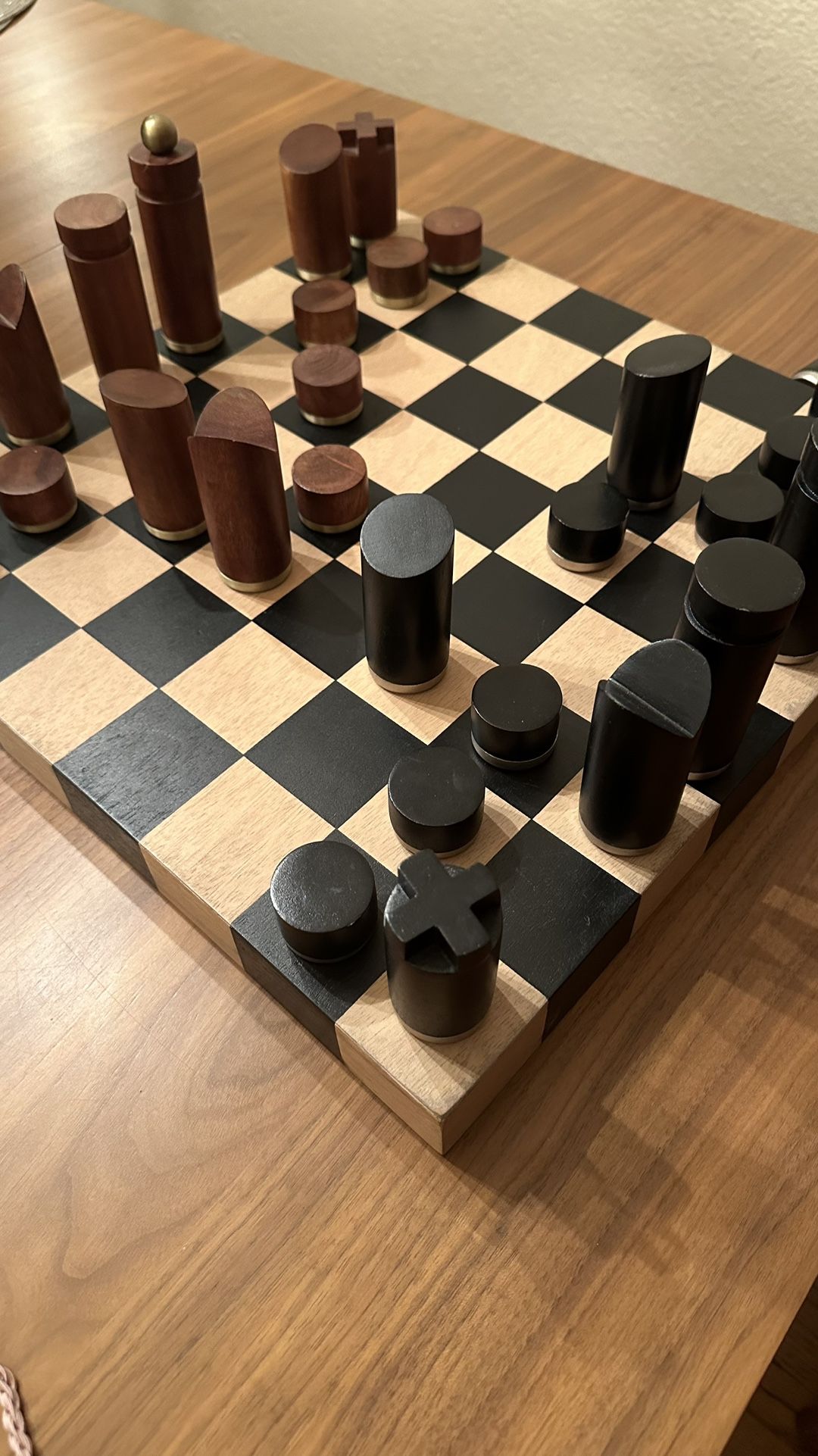 Pottery Barn Wooden Chess Set