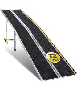 12-Foot MAASTERS Wheelchair Ramp – 600 lb Capacity – Excellent Condition – $400 OBO