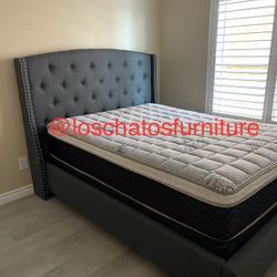 Bed Frame Queen Size With Mattress 
