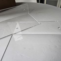 Acrylic Wall Shelves, Pack Of 2