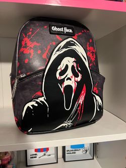 Ghost Face Blood Splatter Mini Backpack