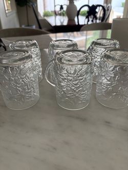 Princess House Glass Mugs