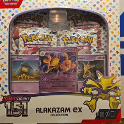 Pokemon 151 Alakazam EX Collection Box